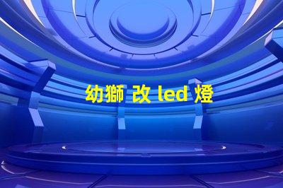 幼獅 改 led 燈珠